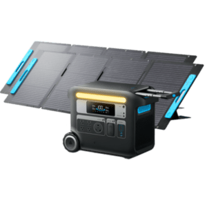 Solar Generator + 2x 400W Solar Panel Bundle Set