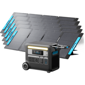 Portable Solar Generator + 2 x 300W Solar Panels PowerStation